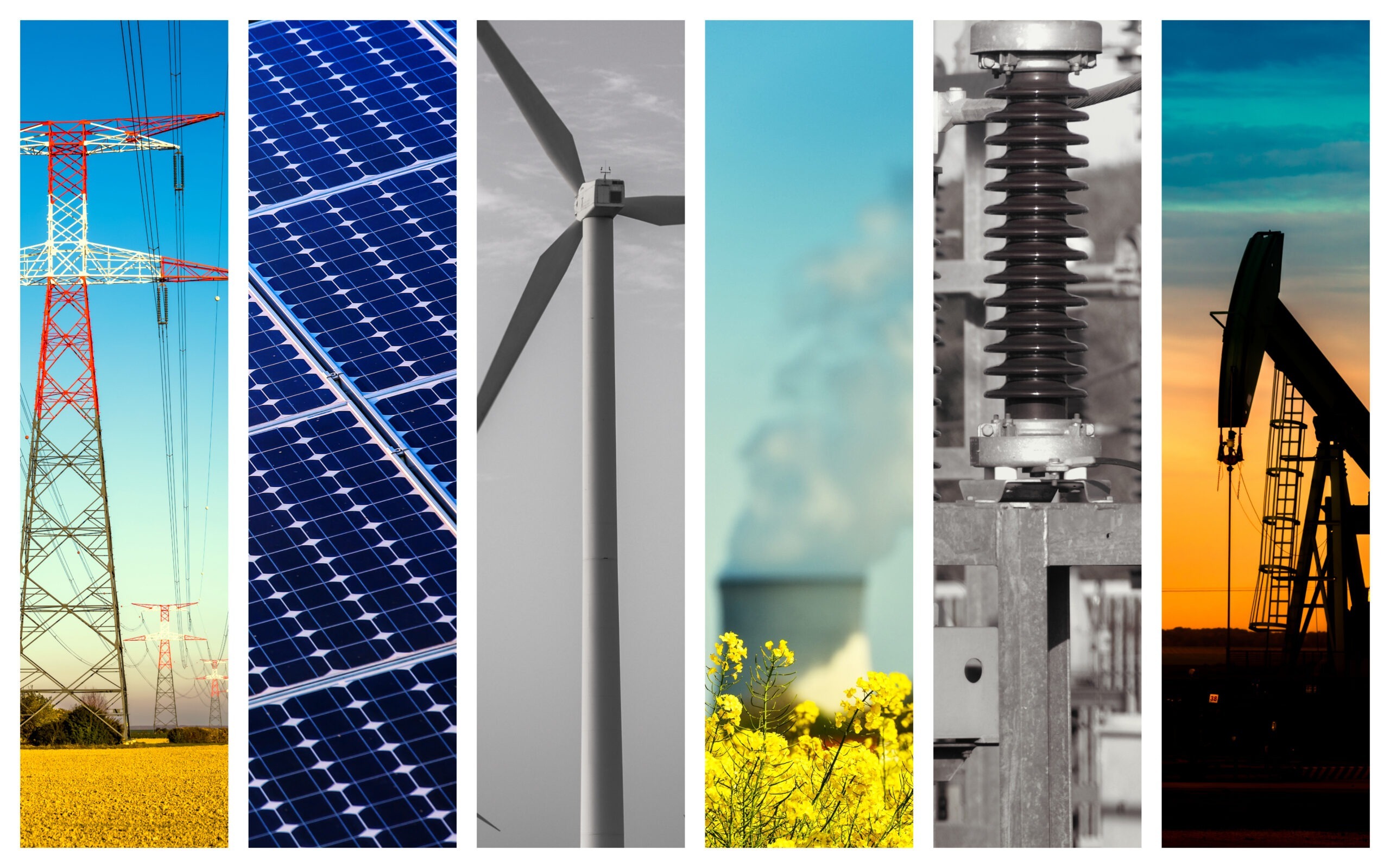 Panoramic,Collage,Of,Power,And,Energy,Concepts,And,Products